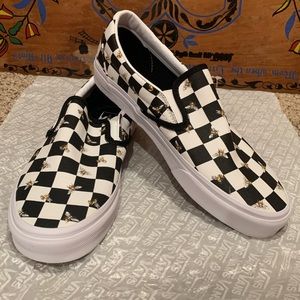 Bumblebee checkered vans